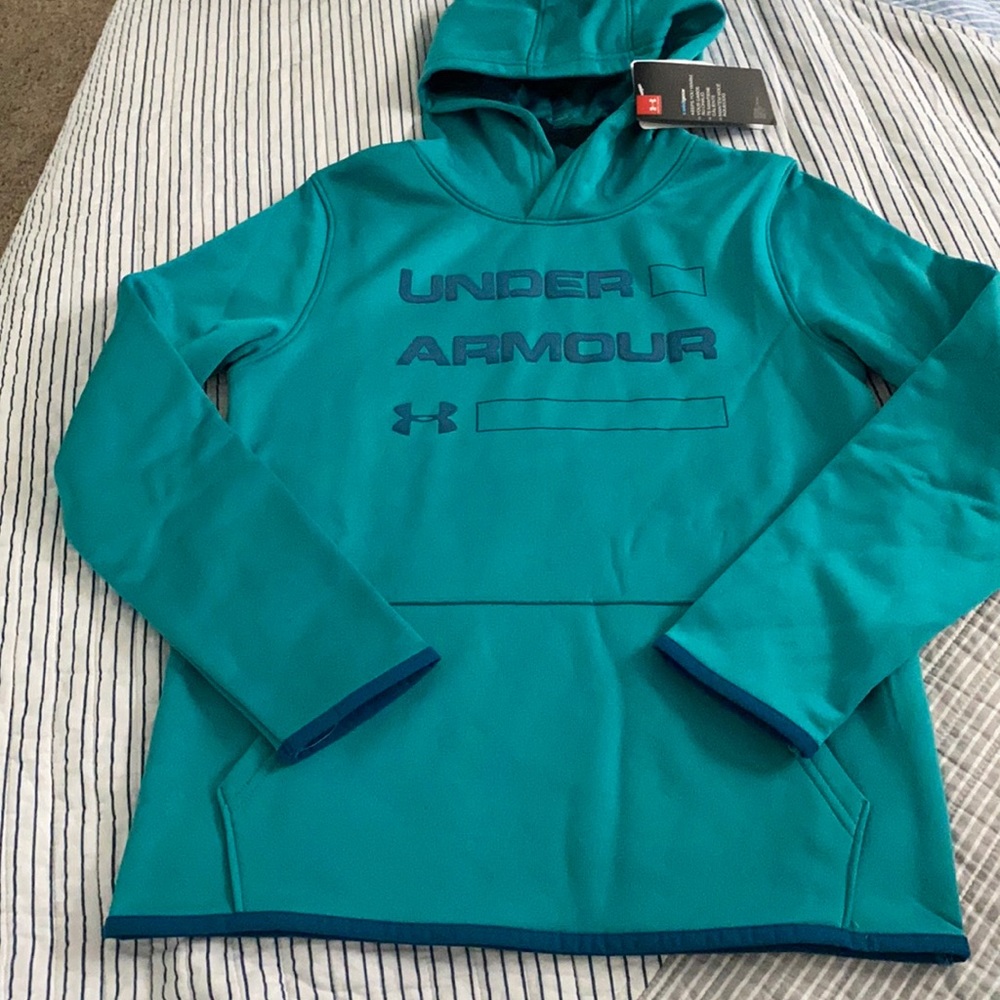 Under armour teal hoodie NWT - Picture 1 of 1